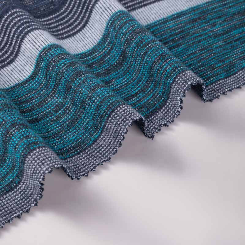 Compact Interlock Rib Wholesale 80% Cotton 20% Poly Yarn Dyed Stripe 300gsm Knitted Rib ...